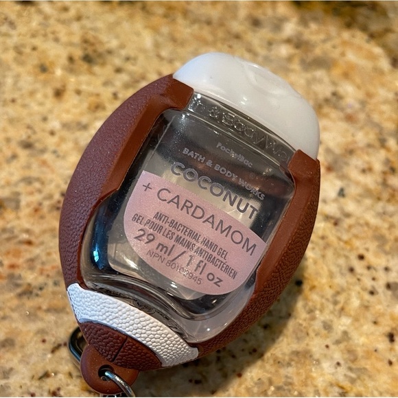 Football hand sanitizer holder - bath and body works - Picture 2 of 3